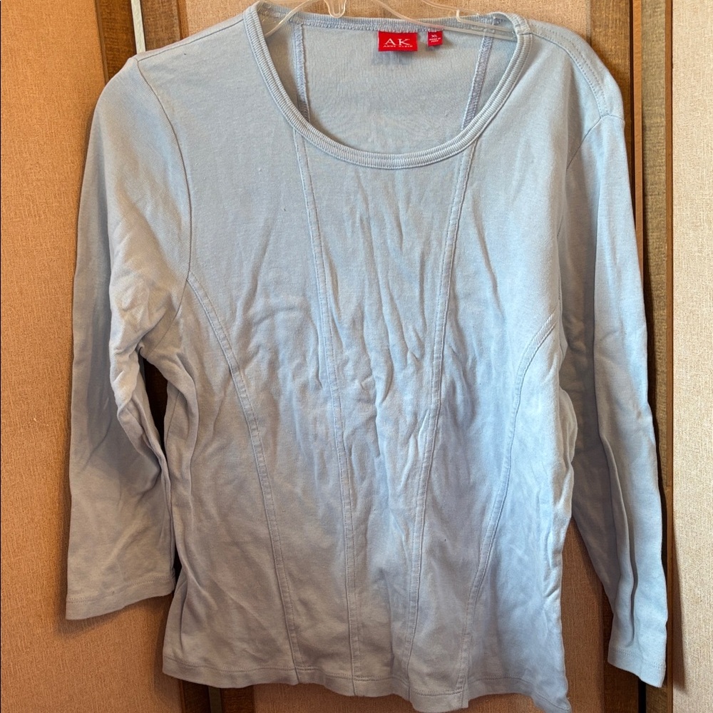 FINAL MARKDOWN Anne Klein Light Blue Long Sleeve Top xl